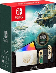 Switch Console, 64GB OLED Legend of Zelda + Gold Joy-Con, Boxed